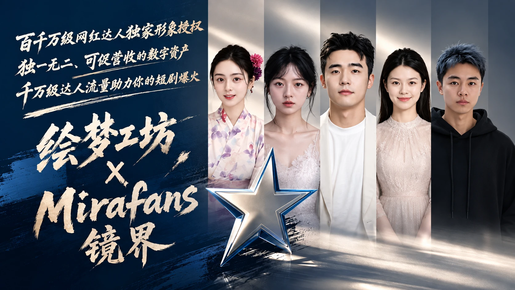 绘梦工坊与 Mirafans 镜界合作海报